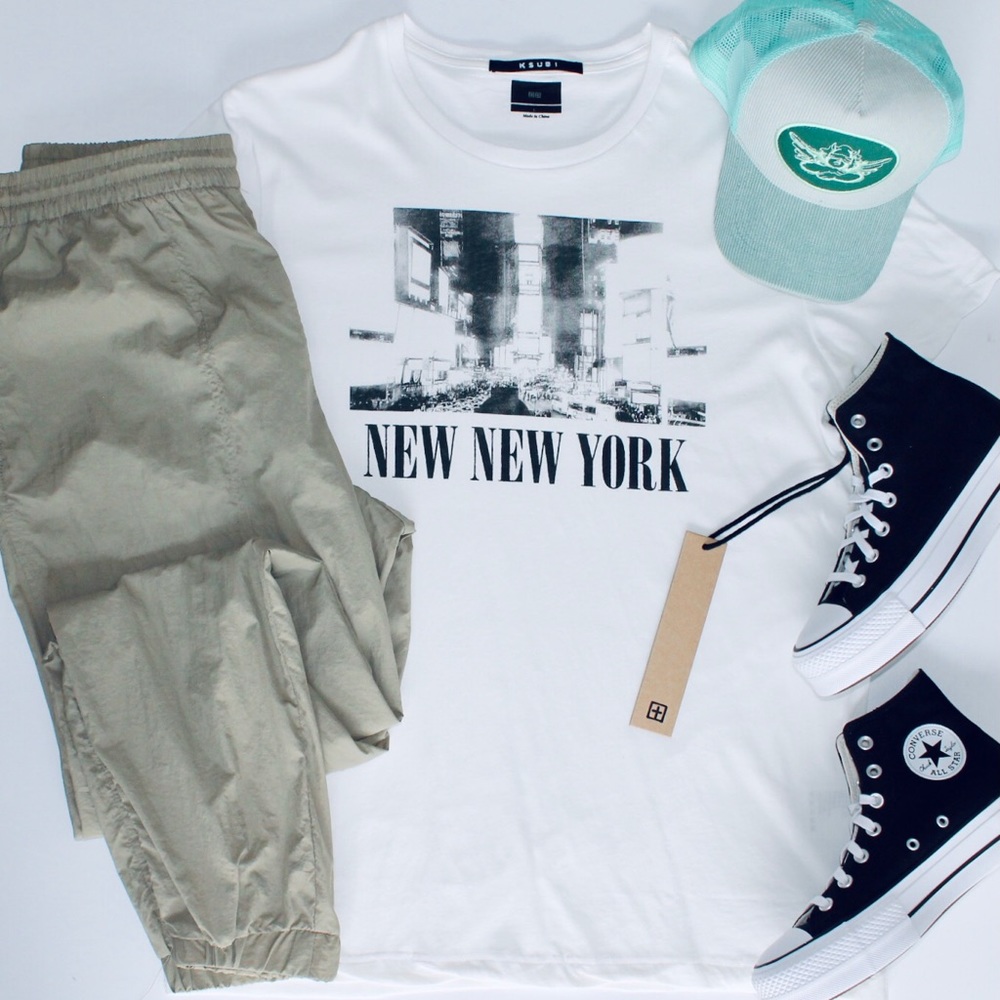 KSUBI New New York City Seeing Line T Shirt